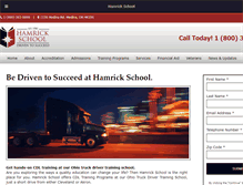 Tablet Screenshot of hamrickschool.edu